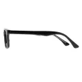 Leonora - Rectangle Black Sunglasses for Women