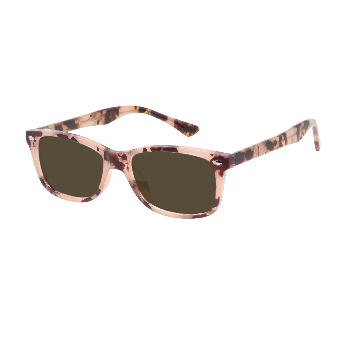 Leonora - Rectangle Tortoiseshell Sunglasses for Women