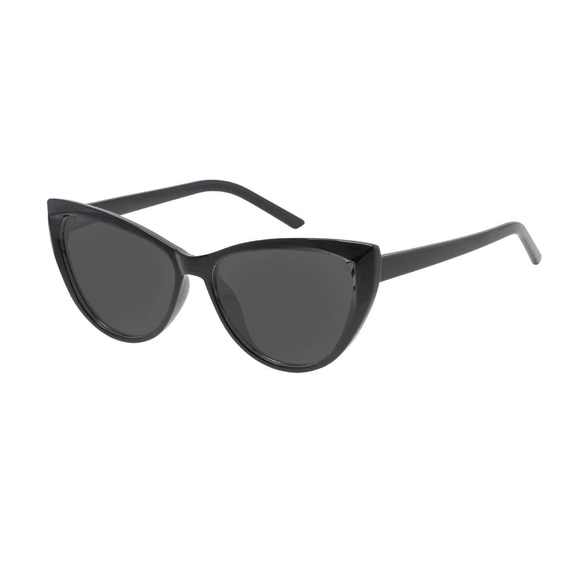 Celia - Cat-eye Black Sunglasses for Women