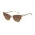 Celia - Cat-eye Transparent-Pink Sunglasses for Women