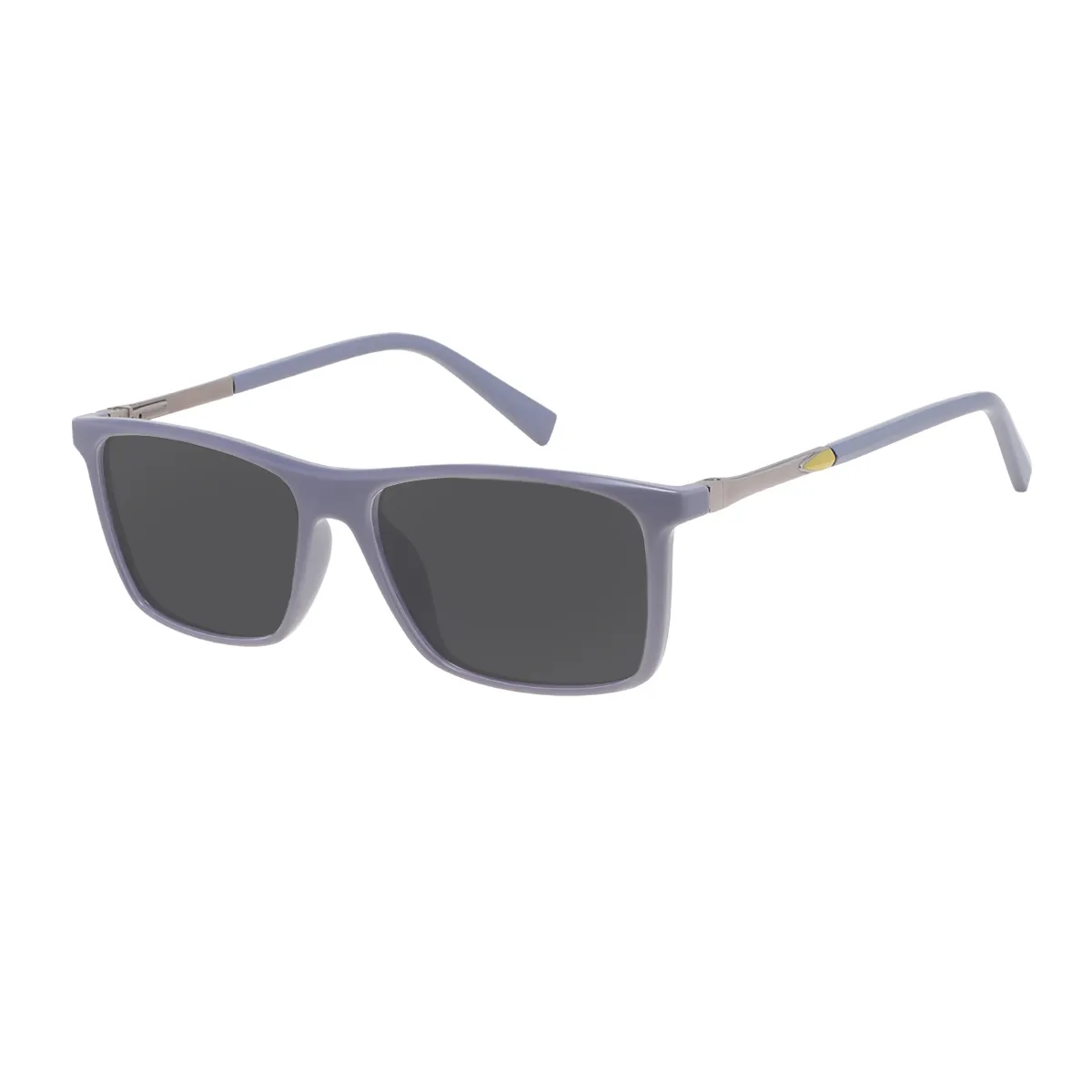 Handy - Rectangle Gray Sunglasses for Men & Women