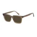 Shay - Square Tortoiseshell Sunglasses for Men & Women