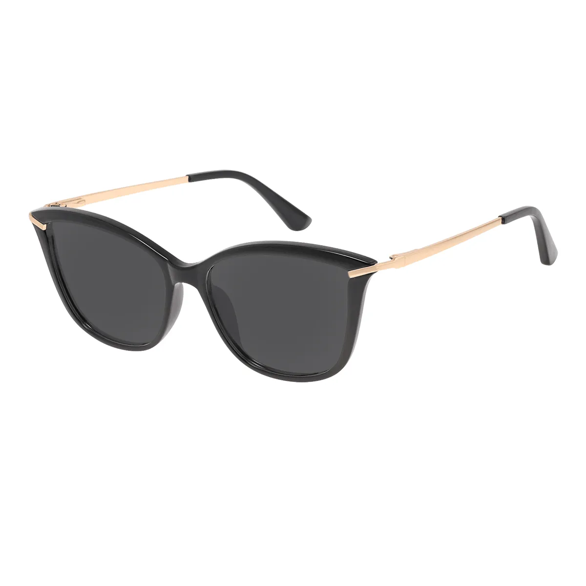 Charlene - Cat-eye Black Sunglasses for Women