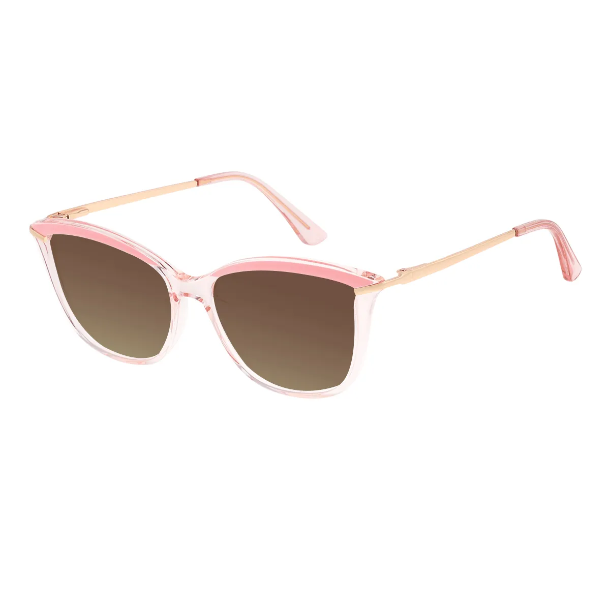 Charlene - Cat-eye Pink Sunglasses for Women