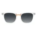Bonner - Square Transparent Sunglasses for Men & Women