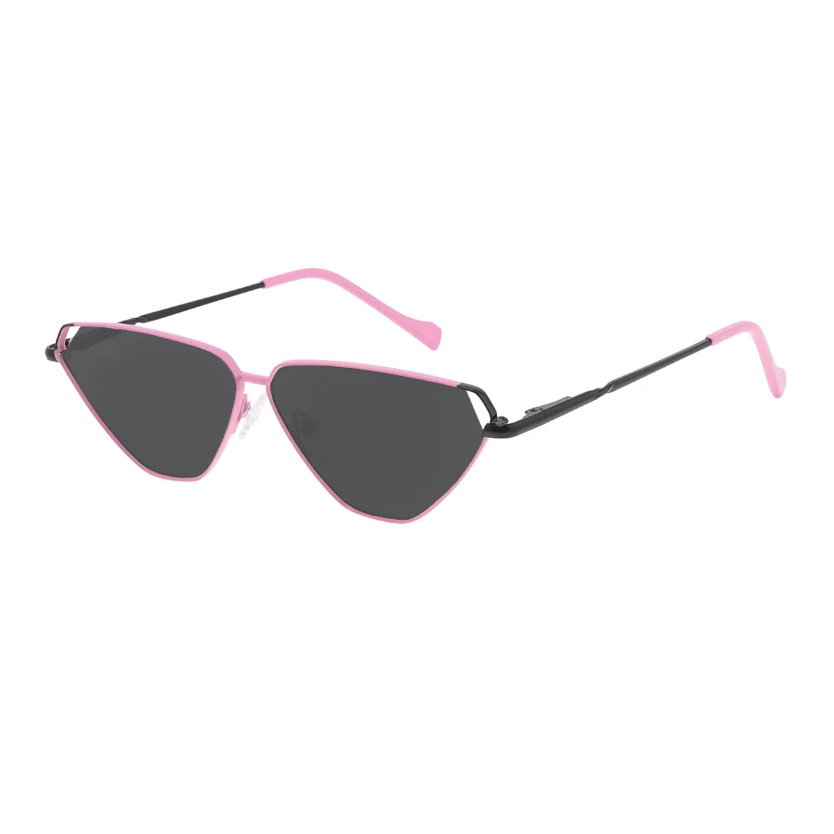 Sue - Cat-eye Pink/Black Sunglasses for Women