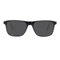 Yarbrough - Browline Transparent Gray/Gun Sunglasses for Men & Women