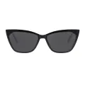 Cindy - Cat-eye Black Sunglasses for Women