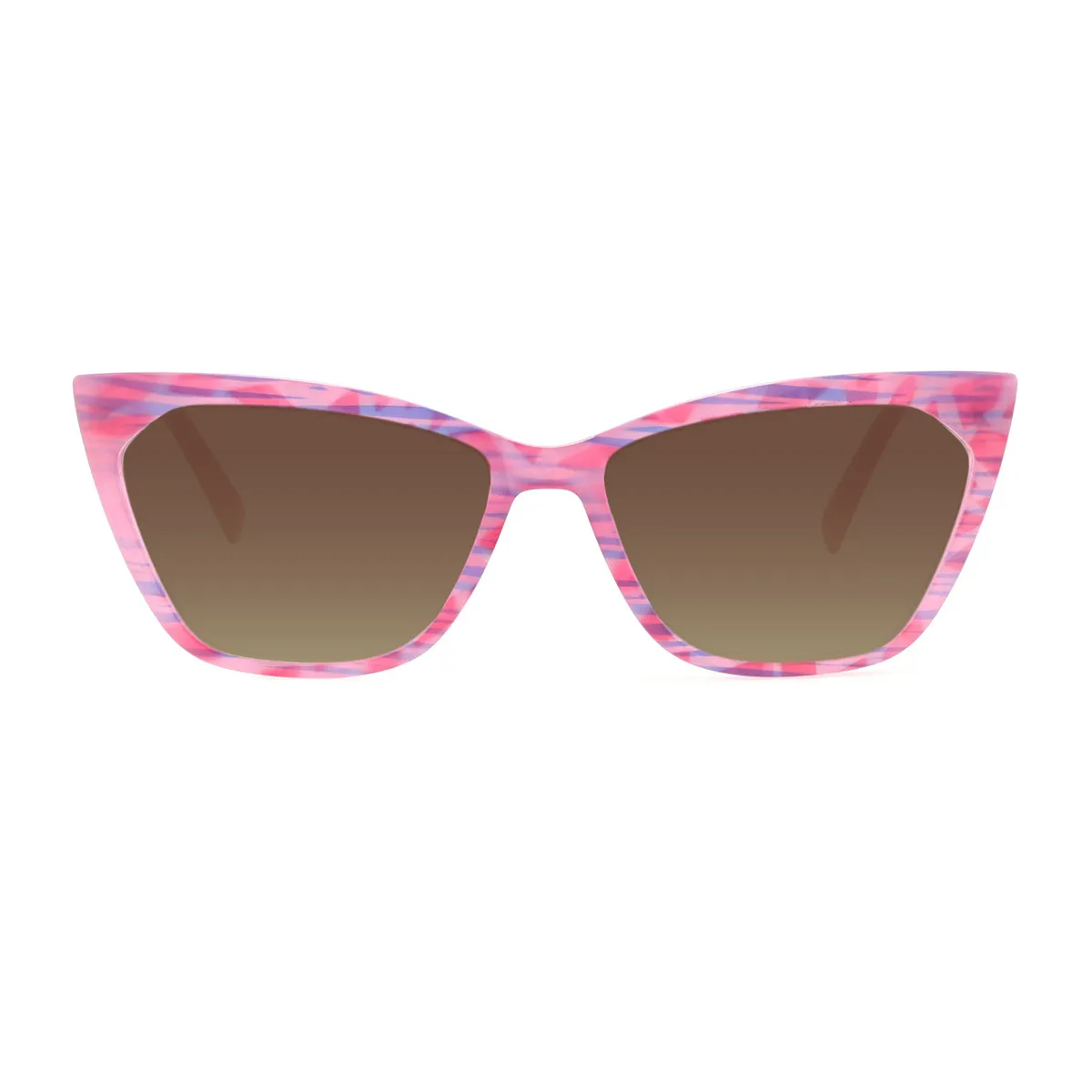Way Cat-eye Black  Sunglasses for Women