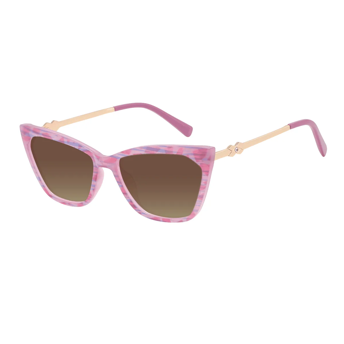 Cindy - Cat-eye Pink Sunglasses for Women