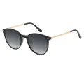 Calderon - Round Black Sunglasses for Men & Women