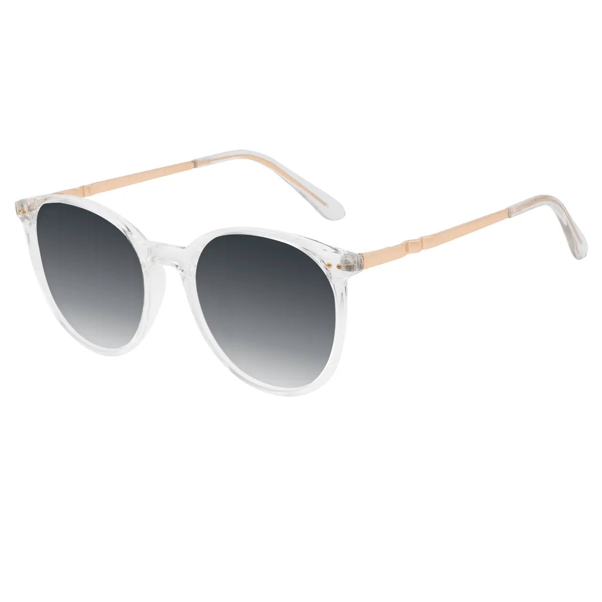 Calderon - Round Transparent Sunglasses for Men & Women