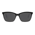 Asquith - Square Black Sunglasses for Men & Women