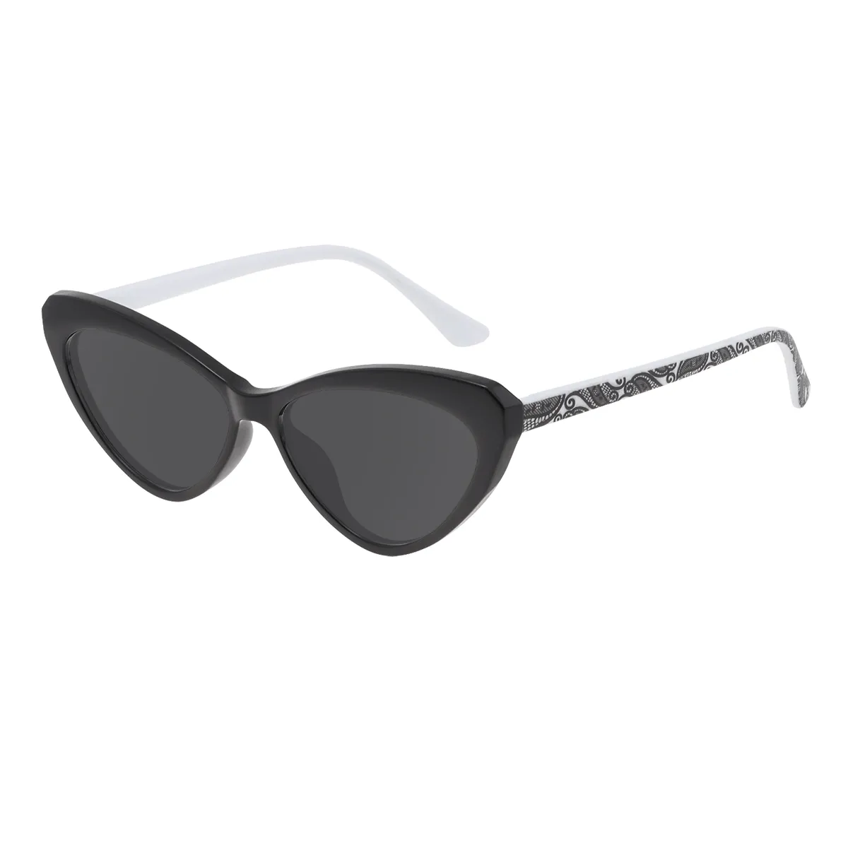 Helga - Cat-eye Black Sunglasses for Women