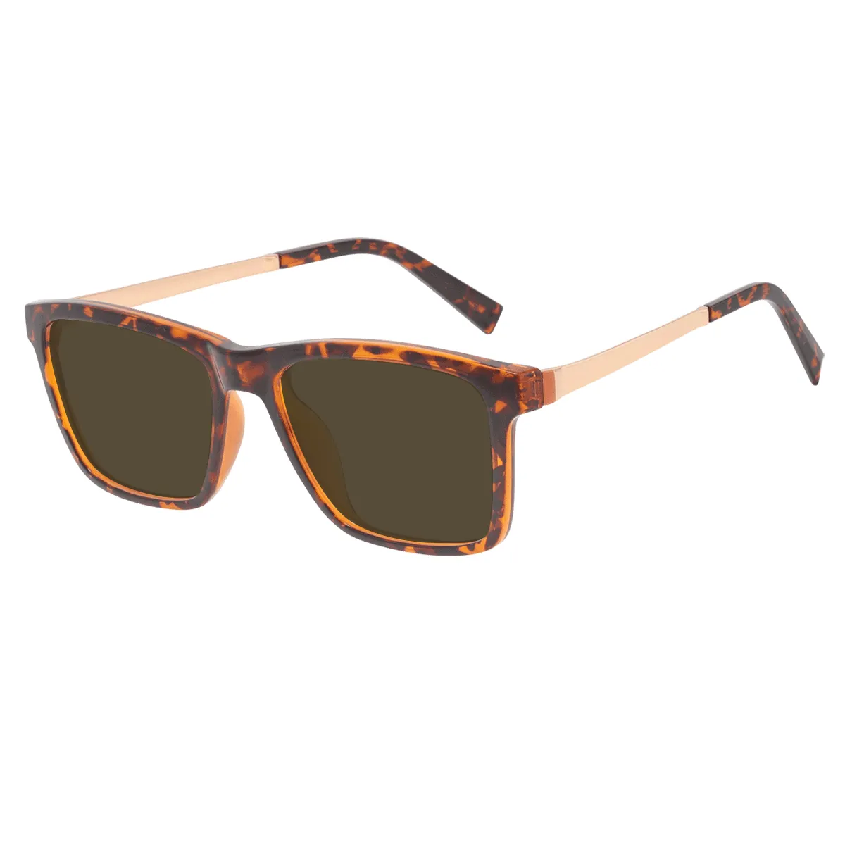 Merle - Square Tortoiseshell Sunglasses for Men & Women
