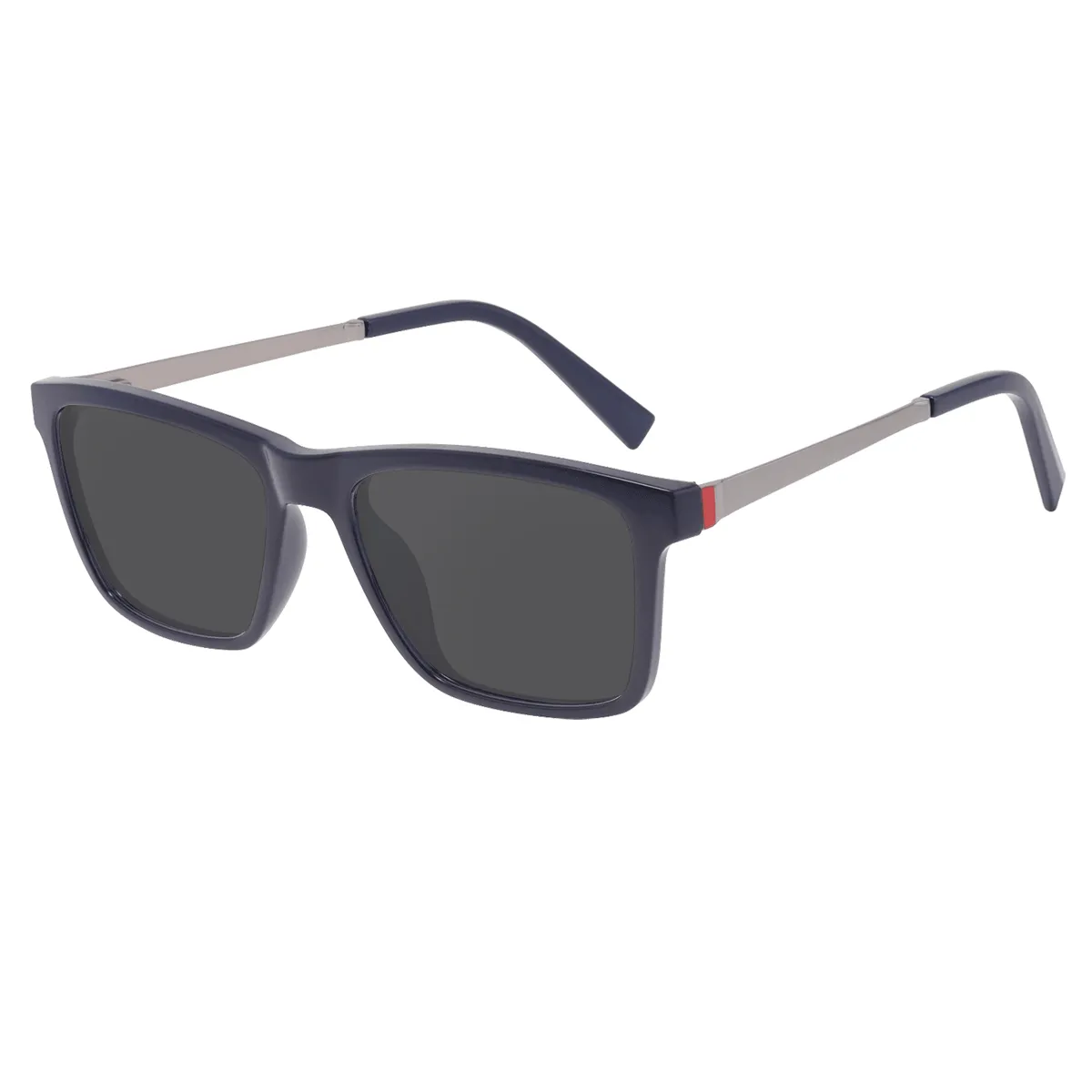 Merle - Square Blue Sunglasses for Men & Women