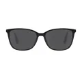 Adcock - Square Black Sunglasses for Men & Women