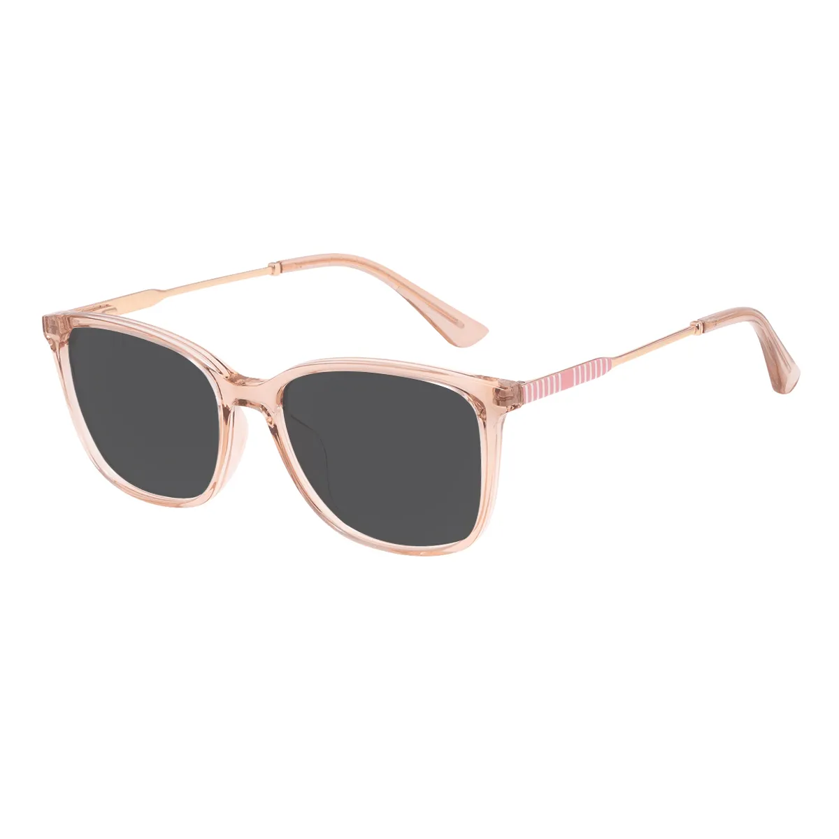 Adcock - Square Cream Sunglasses for Men & Women