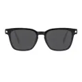 Jarred - Square Black Sunglasses for Women