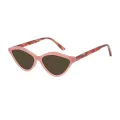 Aline - Cat-eye Translucent Sunglasses for Women