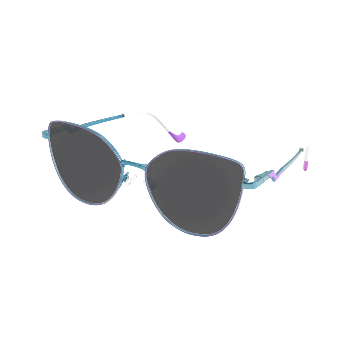 Felipa - Cat-eye Blue Sunglasses for Women