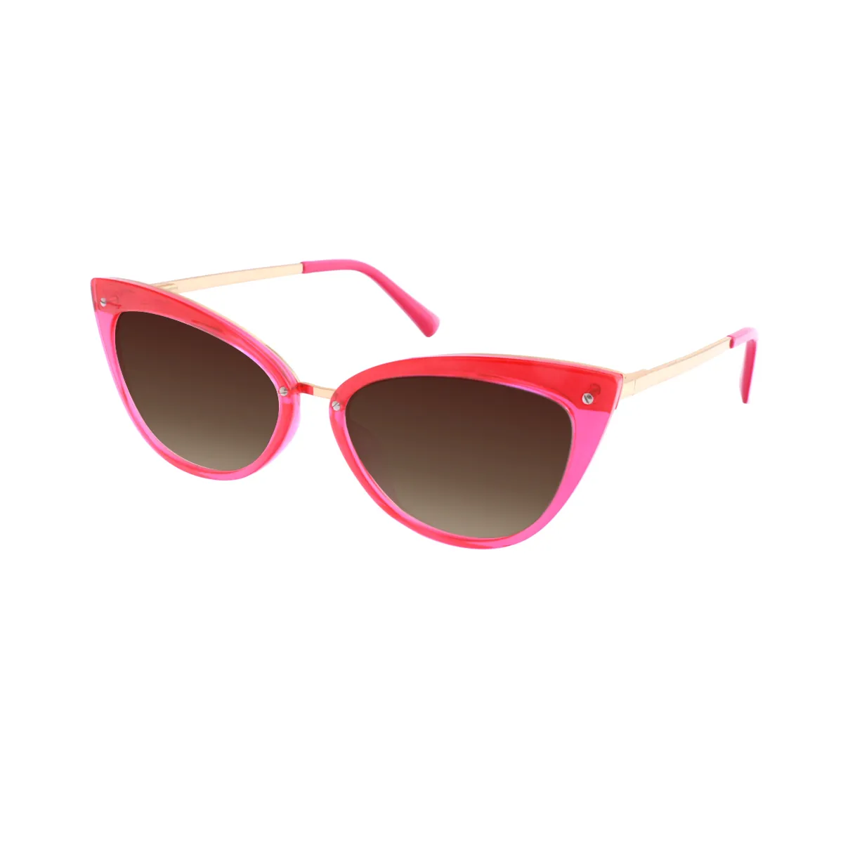 Daryl - Cat-eye Pink Sunglasses for Women
