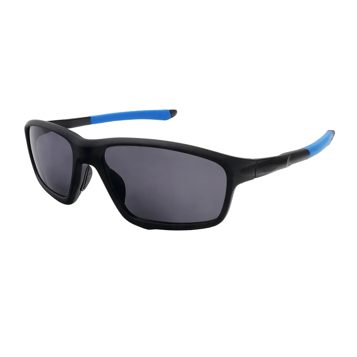 Luman - Rectangle Blue Sunglasses for Men & Women