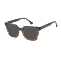 Greer - Square Transparent Sunglasses for Men & Women