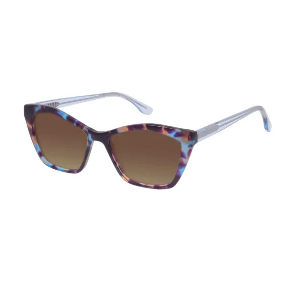 cat-eye blue-demi sunglasses