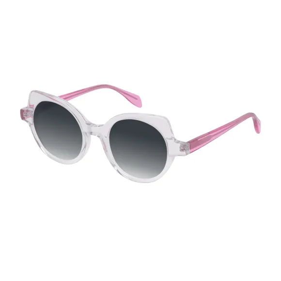round transparent sunglasses