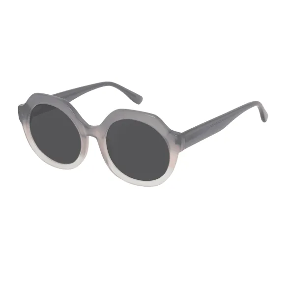 round gray sunglasses