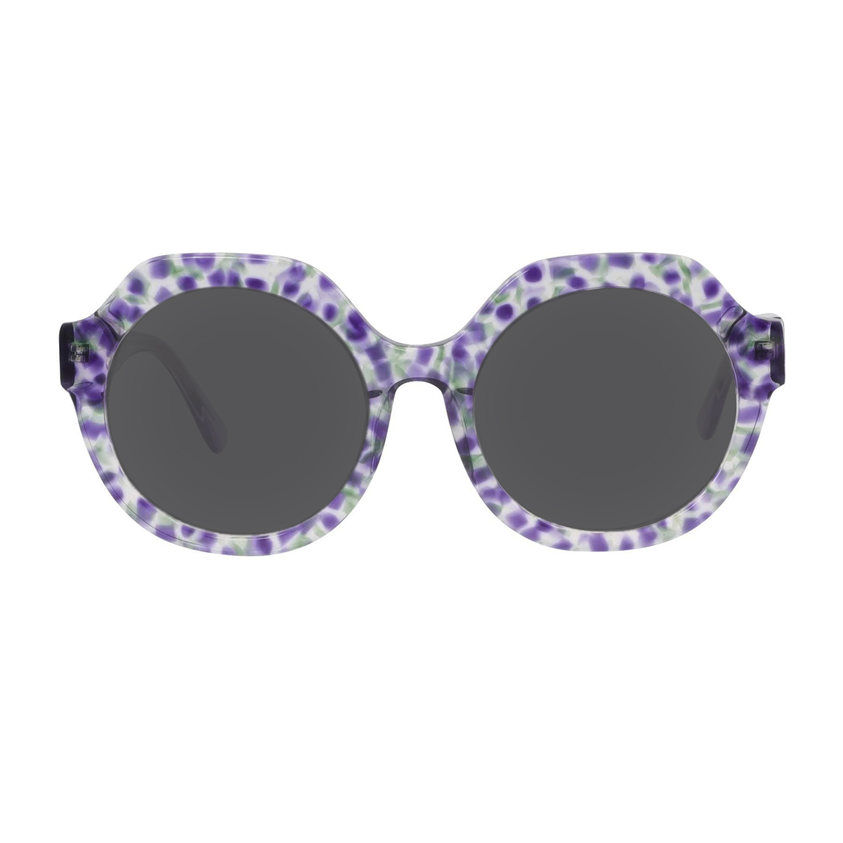 geometric gray sunglasses
