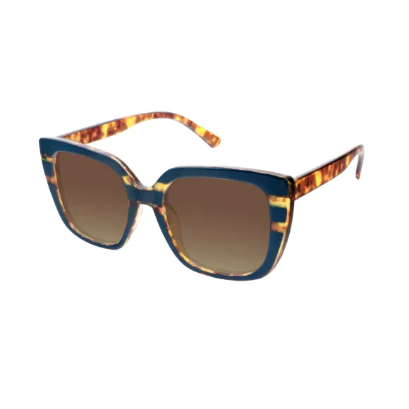 square blue sunglasses