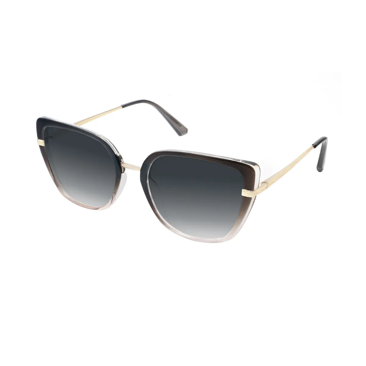 Shera - Square Black Sunglasses for Women
