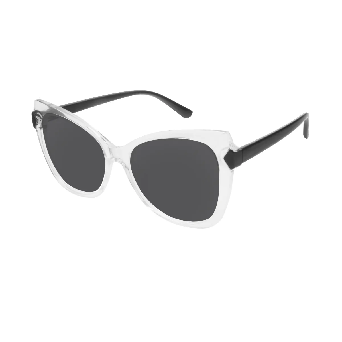 Brenda - Cat-eye Transparent Sunglasses for Women