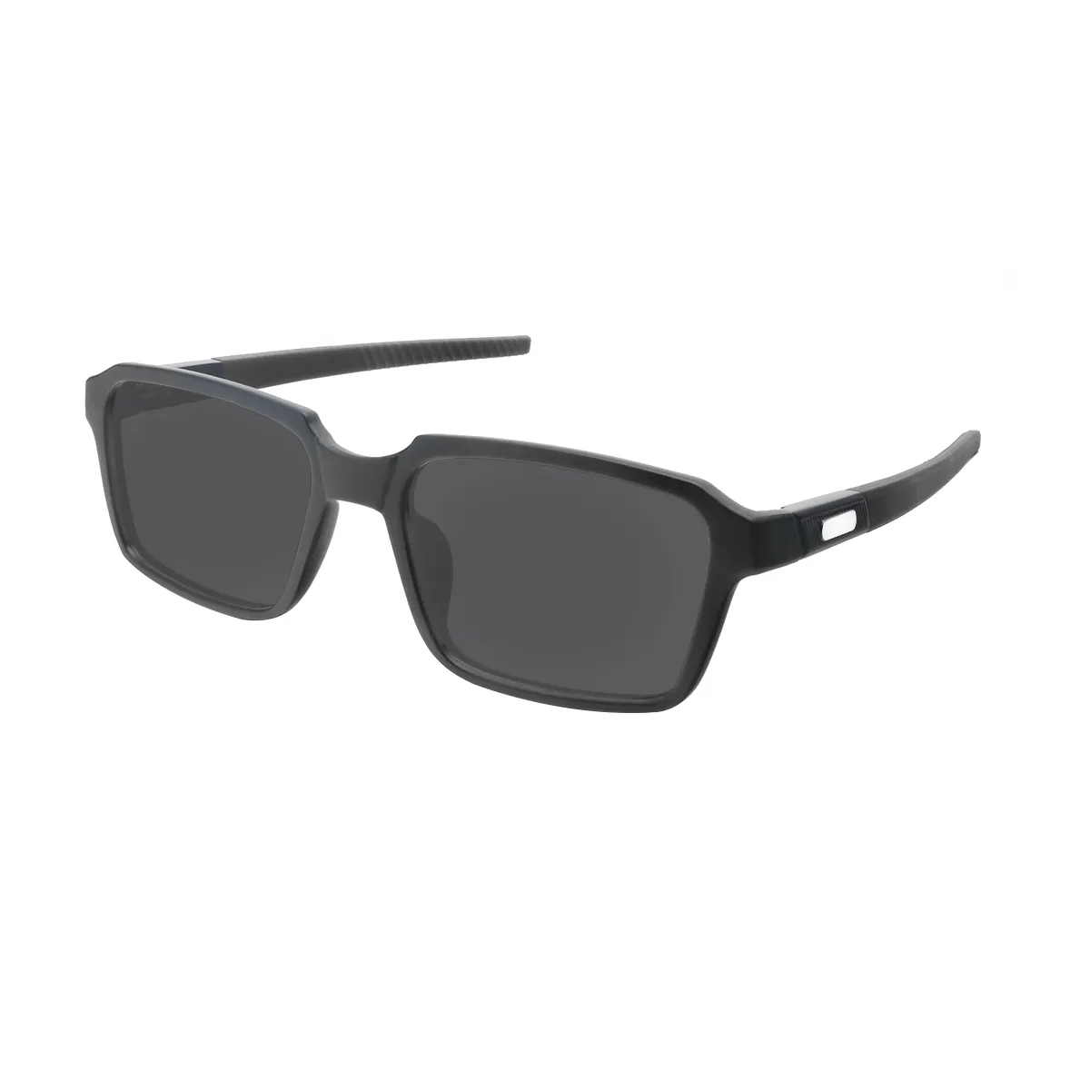 Nielsen - Rectangle Black Sunglasses for Men & Women