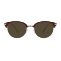 Swenson - Browline Black Sunglasses for Men & Women