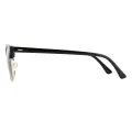 Newsome - Browline Black Sunglasses for Men & Women