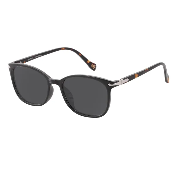oval black sunglasses