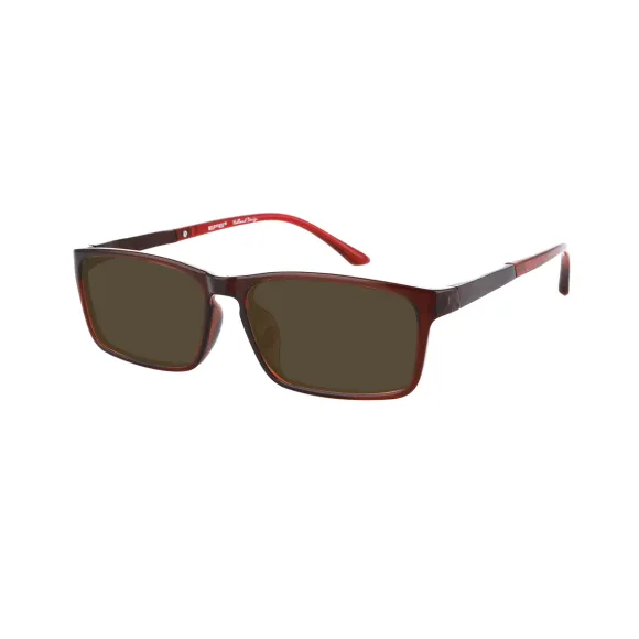 rectangle brown sunglasses