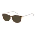 Viola - Oval Black Sunglasses for Women