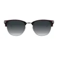 Ricks - Browline Black Sunglasses for Men & Women