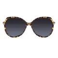 Desiree - Round Black Sunglasses for Women