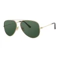 Quinn - Aviator Gold-green Sunglasses for Men & Women