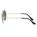 Quinn - Aviator Gold-green Sunglasses for Men & Women