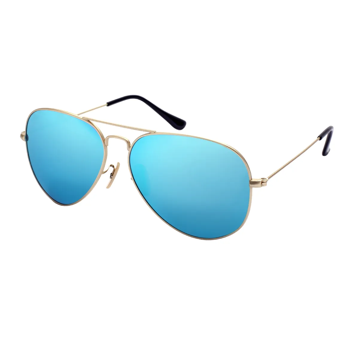 Classic Aviator Gold Sunglasses for Men