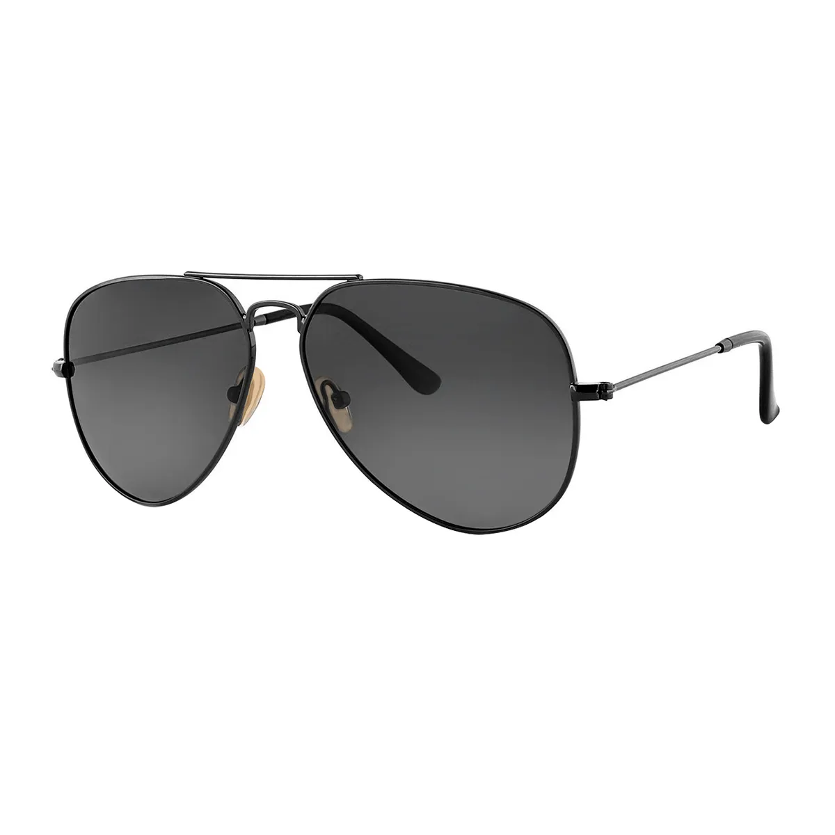 Conlon - Aviator Gunmetal Sunglasses for Men & Women