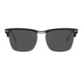 Sprague - Browline Black-Gun Sunglasses for Men & Women