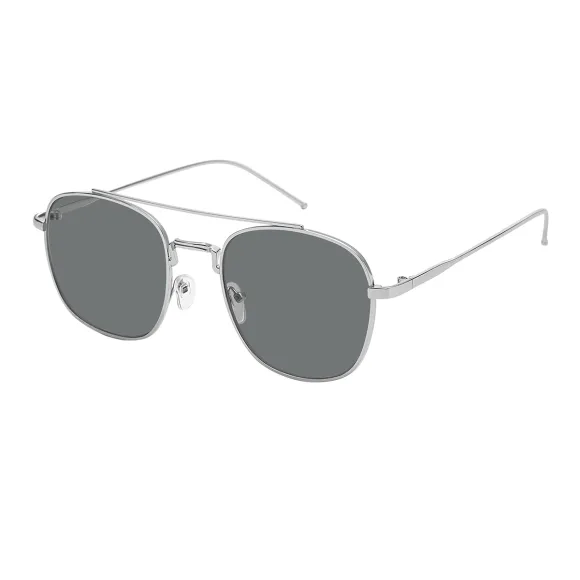 square silver sunglasses