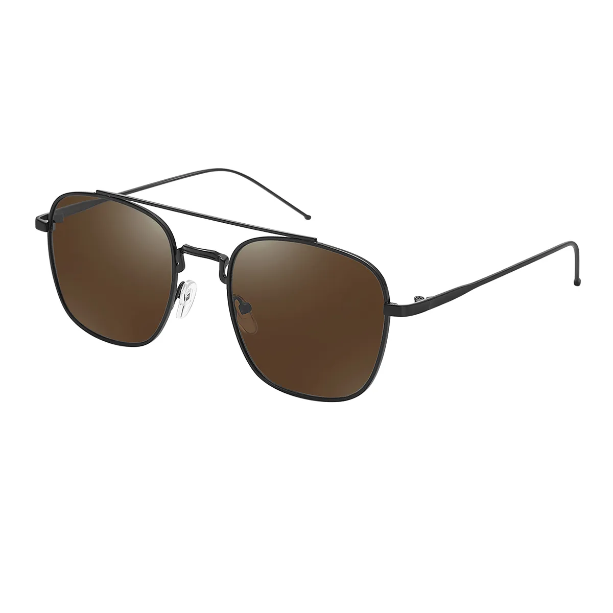 Oliver - Square Black Sunglasses for Men